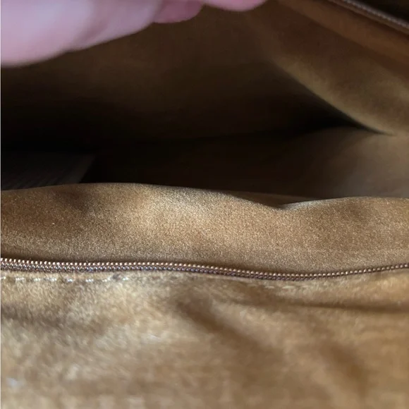 Patricia Nash Tan Leather Briefcase style Tote bag Heritage Amersham - Picture 12 of 16